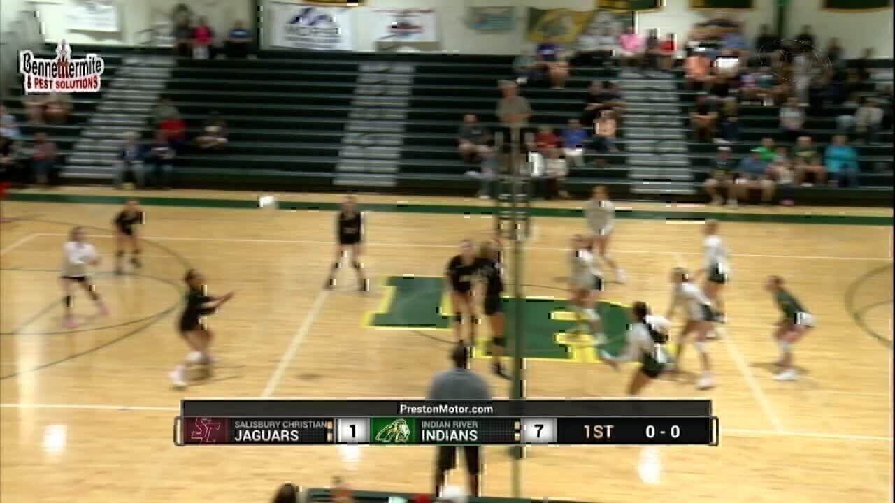 Highlights: Indian River Defeats Salisbury Christian 3-0 In Girls Volleyball.